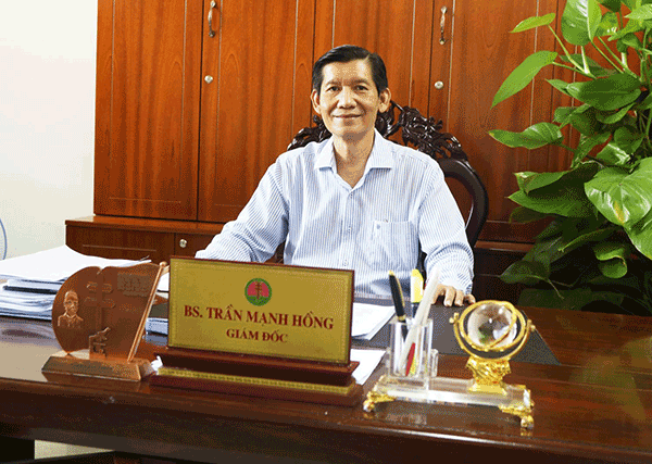 BS.CKII Trần Mạnh Hồng - Giám đốc Bệnh viện Lao và bệnh Phổi thành phố Cần Thơ